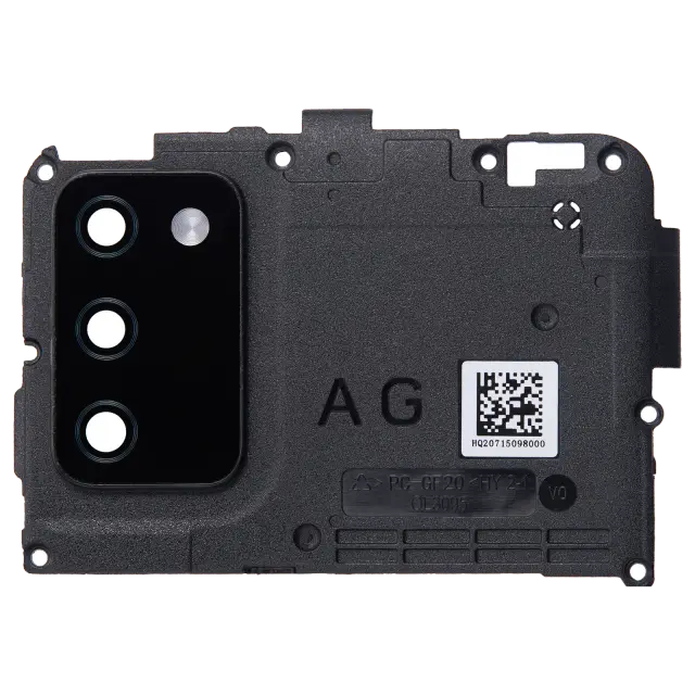 Vitre de caméra arrière pour Samsung Galaxy A02S (A025 / 2020) (G Version, noir)