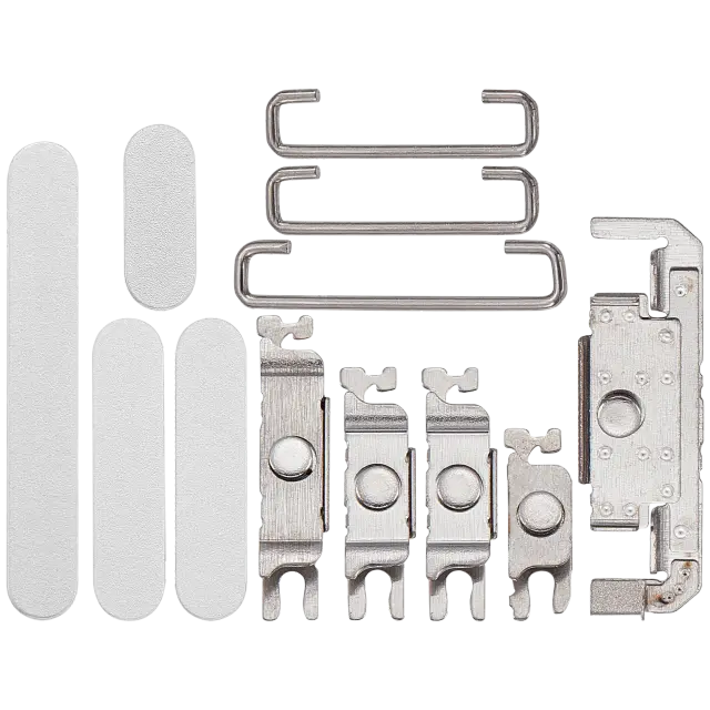 Nappe volume pour Apple iPhone 16 / 16 Plus (blanc)