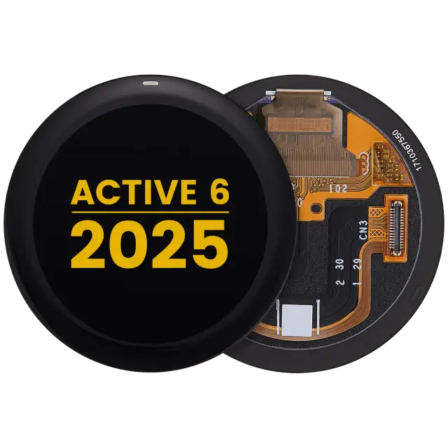 Écran OLED sans châssis pour Garmin Active 6 (2025) (premium, noir)