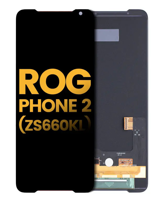 Écran OLED sans châssis pour Asus ROG Phone 2 (ZS660KL) (reconditionné, toutes couleurs)
