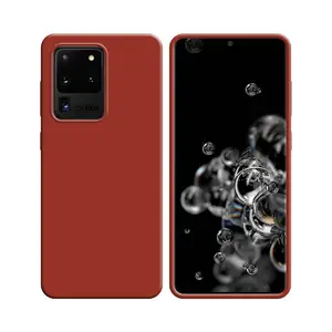 Coque Silicone Compatible pour Samsung Galaxy S20 Ultra G988 (#1) Rouge