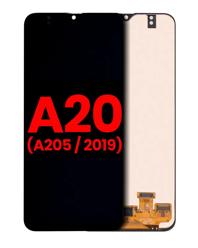 Écran OLED sans châssis pour Samsung Galaxy A20 (A205 / 2019) (All Models, compatible premium, toutes couleurs)