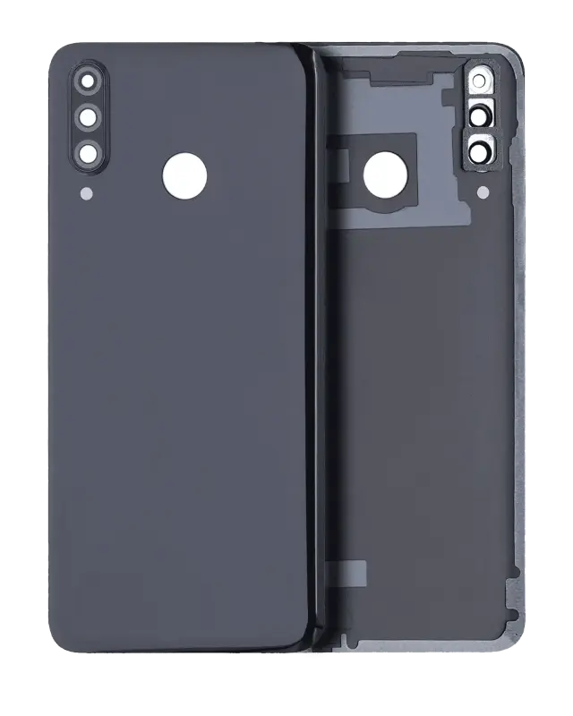 Vitre arrière pour Huawei P30 Lite / Nova 4E (4GB RAM / Without Logo) (noir minuit)