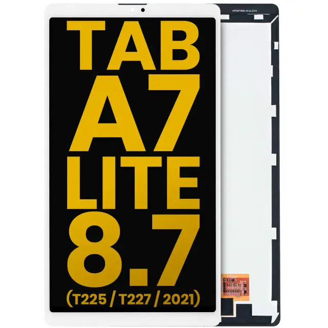 Écran pour Samsung Galaxy Tab A7 Lite 8.7" (2021) (T225 / T227) (Cellular Version, reconditionné, blanc)