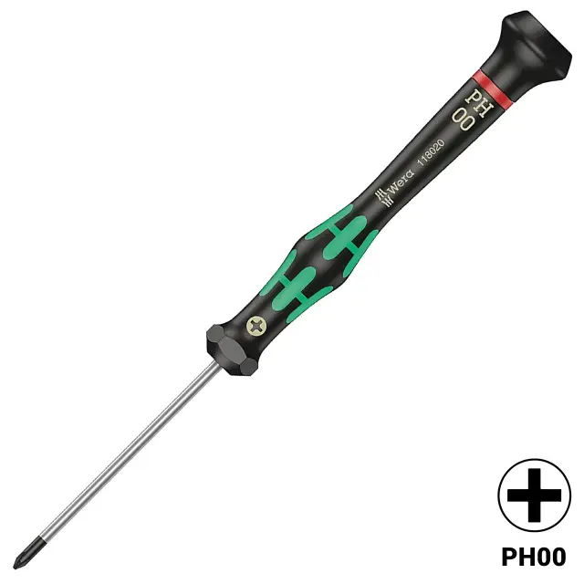 Tournevis Wera Kraftform Micro 2050 Phillips PH00 × 60 mm