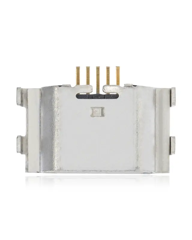 Connecteur de charge à souder — format Micro B, 5 broches, 4 points de fixation (C236)