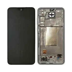 Écran Tactile Original Assembled avec Châssis Compatible Samsung Galaxy A35 5G A356 GH82-34221B Bleu Clair