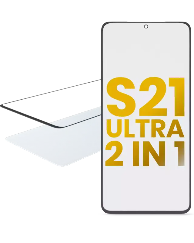 Vitre d’écran avec OCA pour Samsung Galaxy S21 Ultra