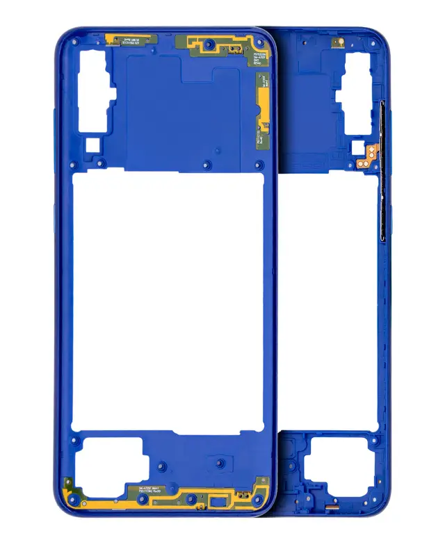 Châssis pour Samsung Galaxy A70 (A705 / 2019) (compatible premium, bleu)