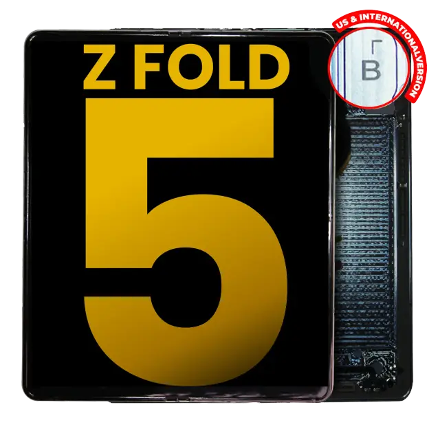 Écran OLED intérieur avec châssis pour Samsung Galaxy Z Fold 5 5G (version US & internationale, reconditionné, Icy Blue)