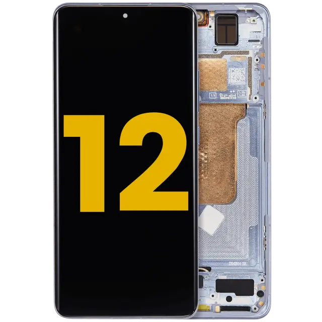 Écran OLED avec châssis pour Xiaomi 12 / 12X / 12S (reconditionné, bleu)