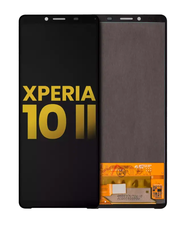 Écran OLED sans châssis pour Sony Xperia 10 II (reconditionné, noir)