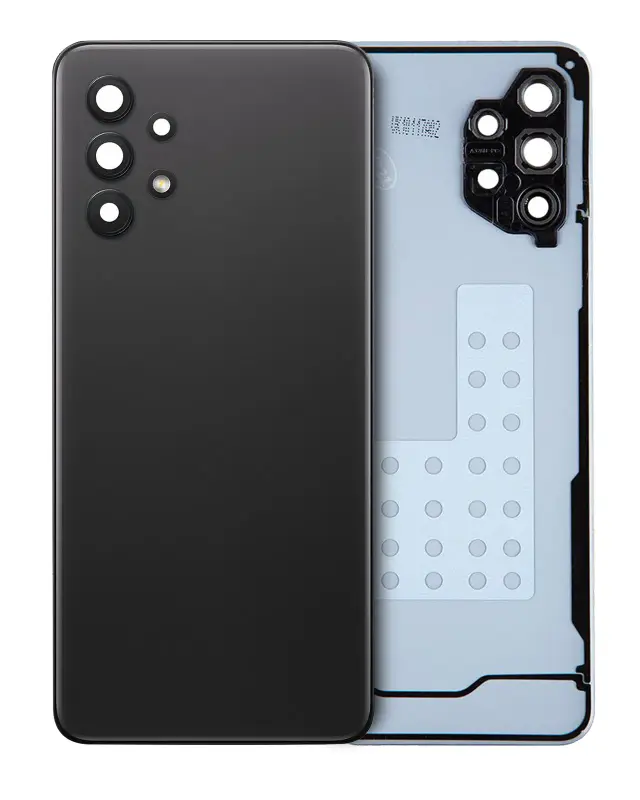 Vitre arrière pour Samsung Galaxy A32 5G (A326 / 2021) (pack service origine, Awesome Black)