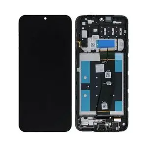 Écran Tactile OEM avec Châssis Samsung Galaxy A14 4G A145 Black Flex Noir