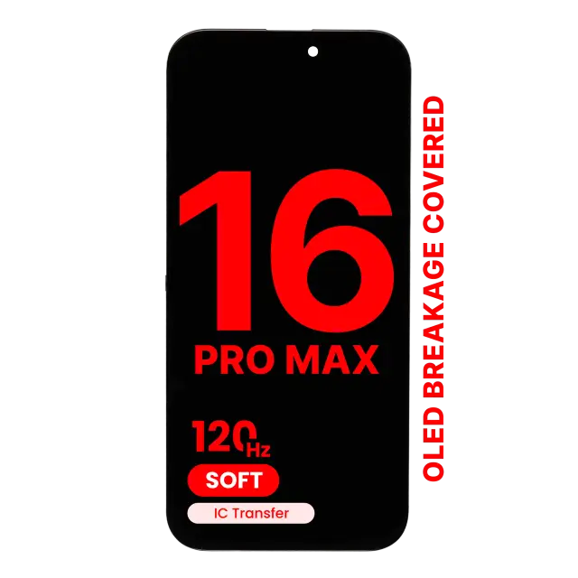 Écran OLED pour Apple iPhone 16 Pro Max (compatible: XO7 Soft, 120 Hz)