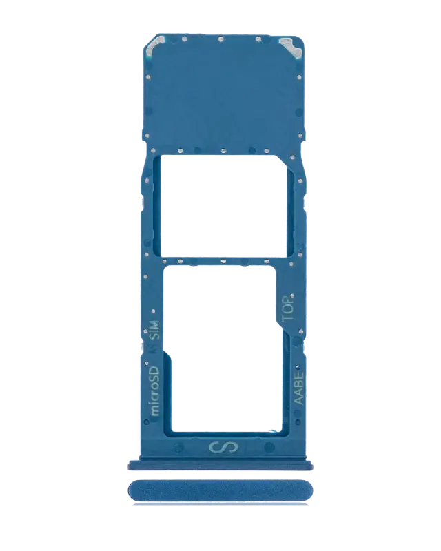 Tiroir SIM pour Samsung Galaxy A02 (A022 / 2020) (bleu)