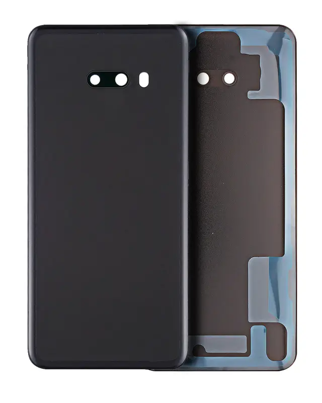 Vitre arrière pour LG G8X ThinQ (Aurora Black)