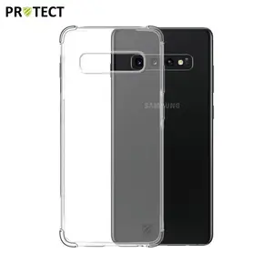 Coque Silicone Renforcée PROTECT pour Samsung Galaxy S10 Plus G975 Transparent