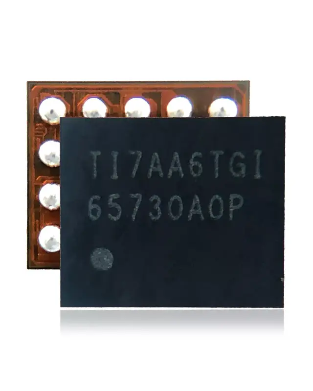 Pièce à microsouder pour Apple iPhone 5S / 6 / 6 Plus / 6S / 6S Plus / 7 / 7 Plus / 8 / 8 Plus / XR (U3: U1501: U4000: U3703: TI 65730A0P: 20 pins) (lot de 10)