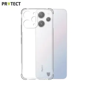 Coque Silicone Renforcée PROTECT pour Xiaomi Redmi 12 4G/Poco M6 Pro 5G Transparent