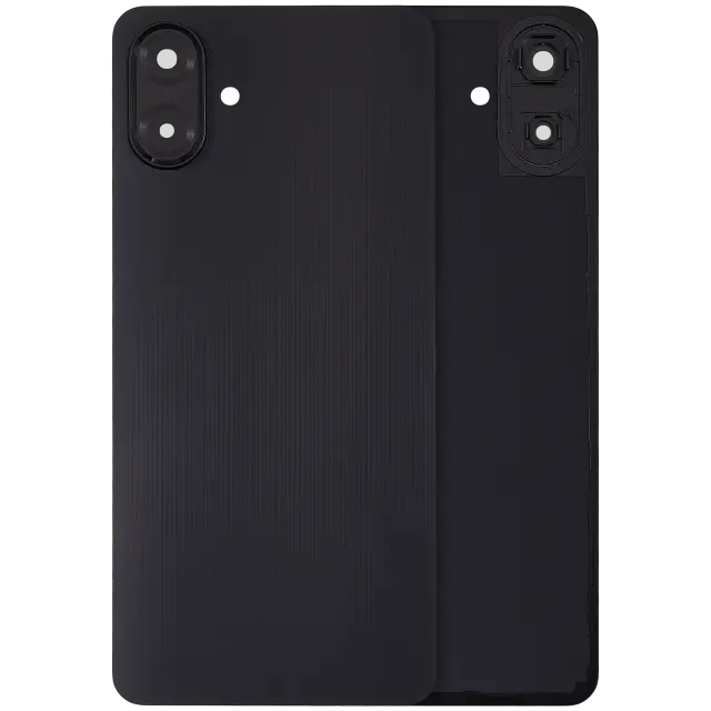 Vitre arrière pour Samsung Galaxy A07 4G (A075 / 2025) (sans logo, compatible premium, gris)