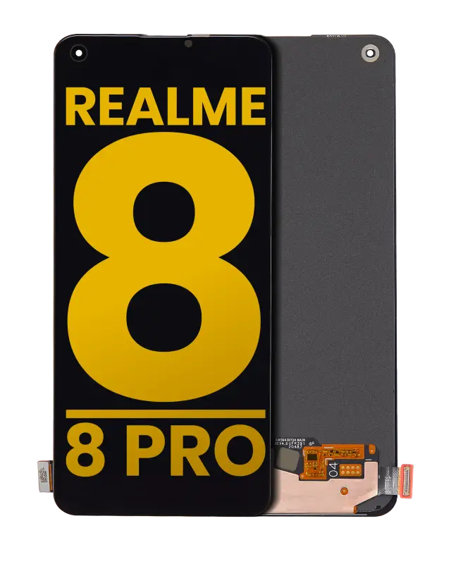 Écran OLED sans châssis pour Realme 8 / 8 Pro (reconditionné, toutes couleurs)