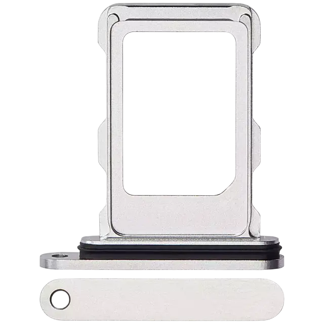 Tiroir SIM pour Apple iPhone 16 Pro / 16 Pro Max (White Titanium)