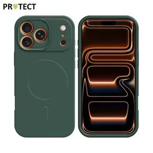 Coque de Protection MagSafe IZ001 PROTECT pour Apple iPhone 17 Pro Max Vert Foncé
