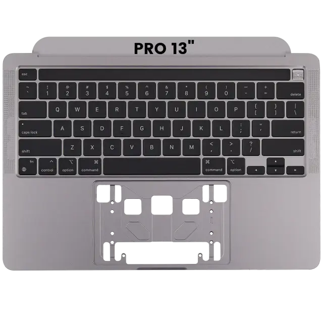 Châssis supérieur avec clavier ANSI US pour Apple MacBook Pro 13" A2338 (2020) (gris sidéral)