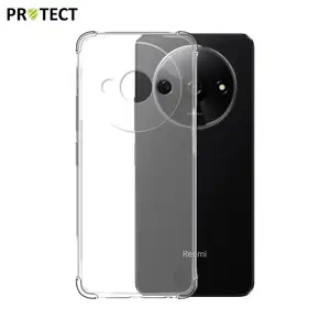Coque Silicone Renforcée PROTECT pour Xiaomi Redmi A3 Transparent