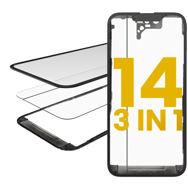 Vitre d’écran avec OCA pour Apple iPhone 14 (OCA Master)
