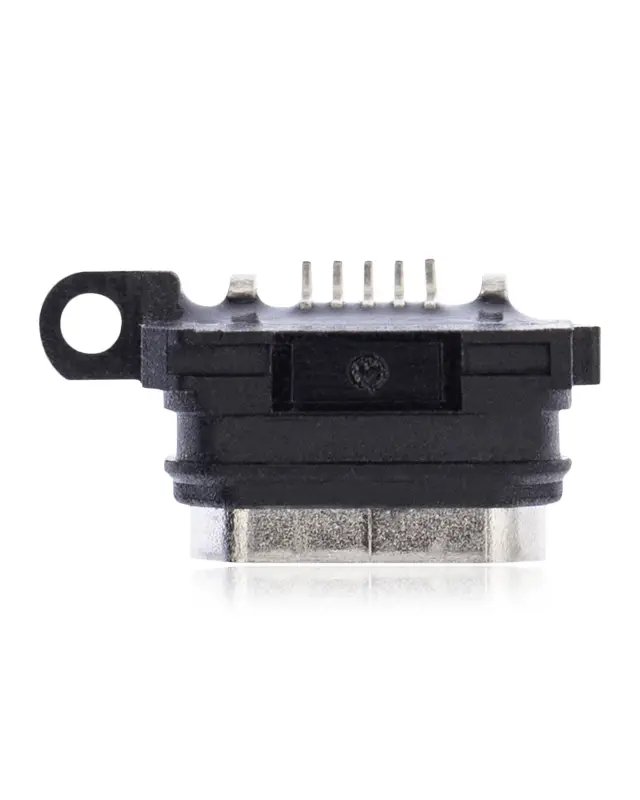 Connecteur de charge à souder — format Micro B, 5 broches, 2 points de fixation (C269)