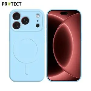 Coque de Protection MagSafe IZ001 PROTECT pour Apple iPhone 17 Pro Max/iPhone 18 Pro Max Bleu Clair