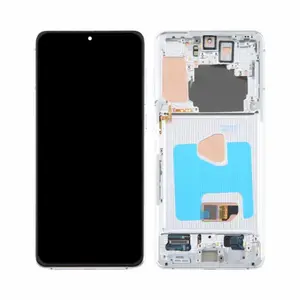 Écran Tactile Soft Oled avec Châssis Samsung Galaxy S21 Plus 5G G996 Gris