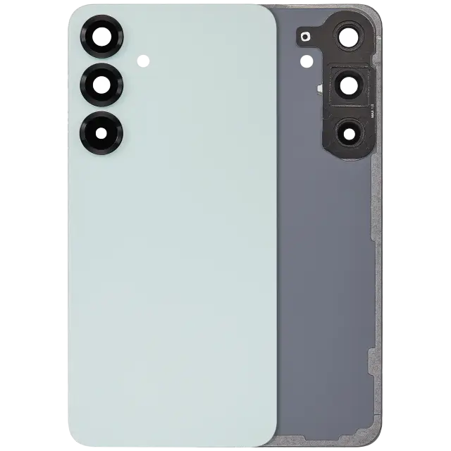 Vitre arrière pour Samsung Galaxy S25 Plus 5G (sans logo, compatible premium, Mint)