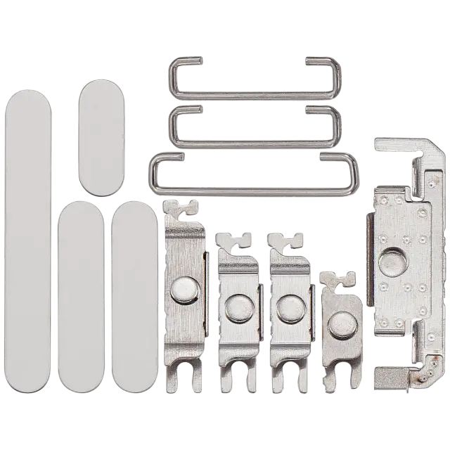 Nappe volume pour Apple iPhone 16 Pro / 16 Pro Max (White Titanium)