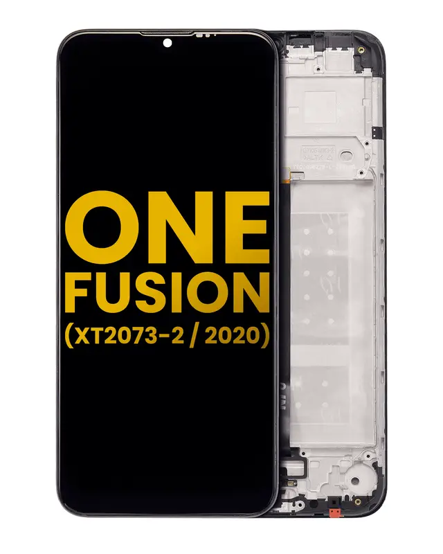 Écran pour Motorola One Fusion (XT2073 / 2020) (reconditionné, noir)