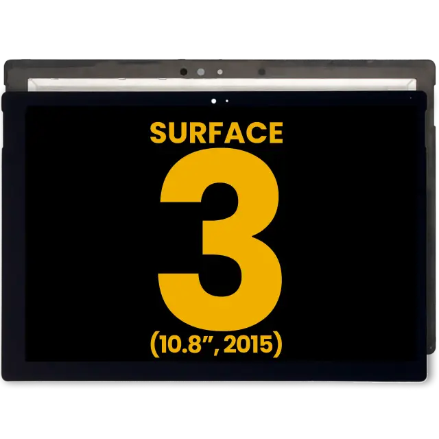 Écran LCD avec vitre tactile pour Microsoft Surface 3 (1645 / 1657) (reconditionné)