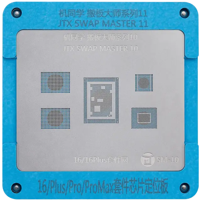 Plateforme de rebillage de puces pour échange de carte mère JiTongXue SM-01 — série iPhone 8 à 16