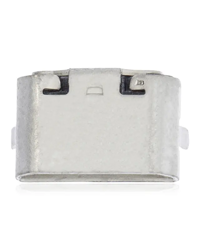 Connecteur de charge à souder — format Micro B, 5 broches, 2 points de fixation (C036)