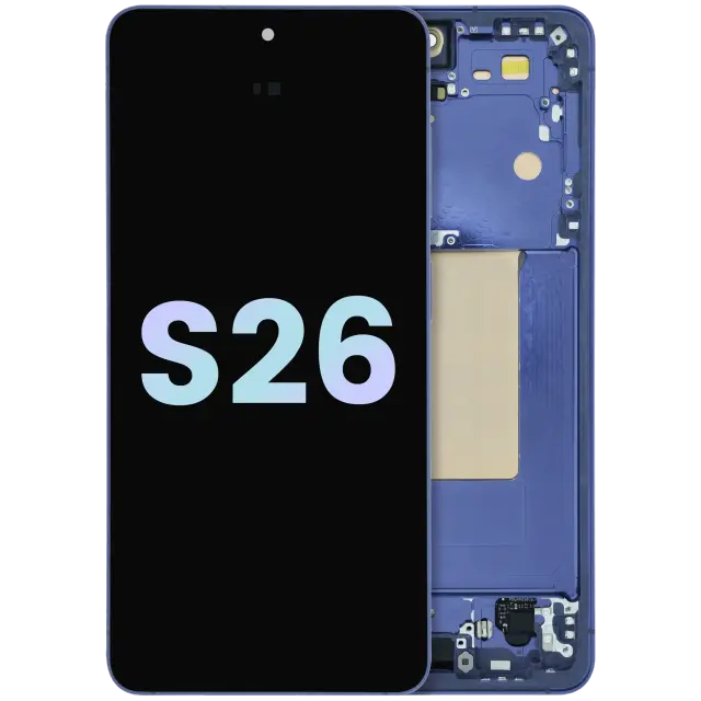 Écran OLED avec châssis pour Samsung Galaxy S26 5G (pack service origine, Cobalt Violet)