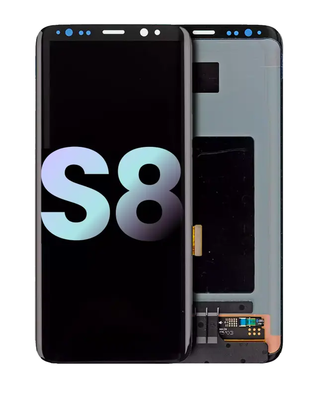 Écran OLED sans châssis pour Samsung Galaxy S8 (pack service origine, toutes couleurs)
