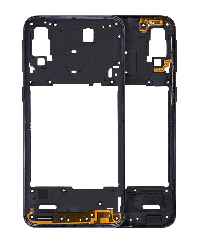 Châssis pour Samsung Galaxy A40 (A405 / 2019) (compatible premium, noir)
