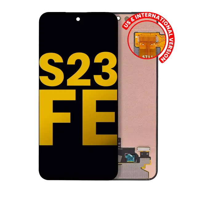 Écran OLED sans châssis pour Samsung Galaxy S23 FE 5G (version US & internationale, reconditionné, toutes couleurs)