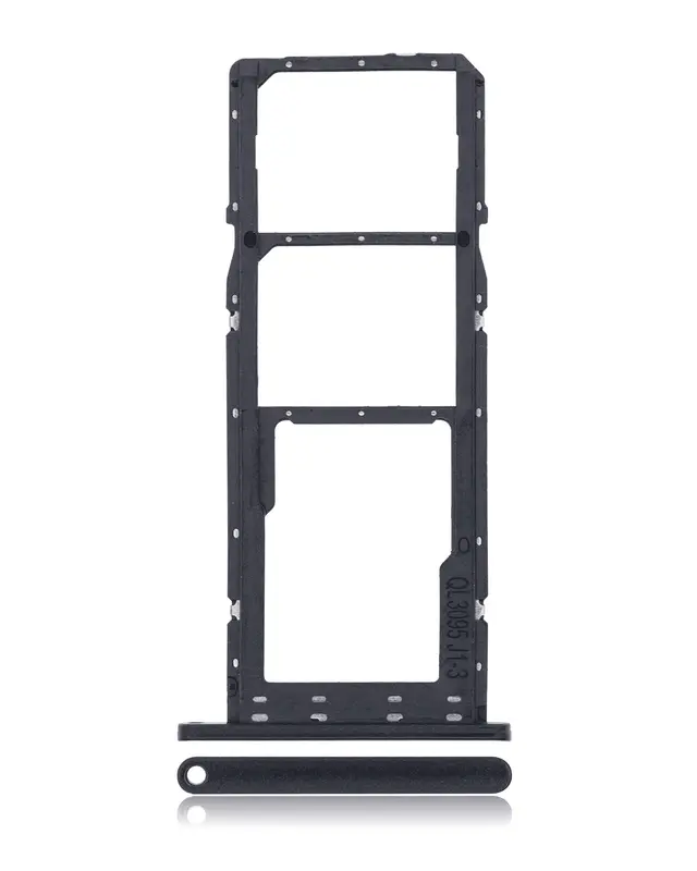 Tiroir SIM pour Samsung Galaxy A02S (A025 / 2020) / A03 (A035 / 2021) (noir)