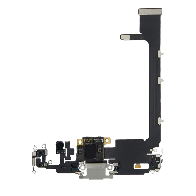 Dock de charge pour Apple iPhone 11 Pro Max (origine d'occasion, argent)