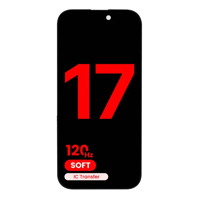 Écran OLED pour Apple iPhone 17 (compatible: Soft, 120 Hz)