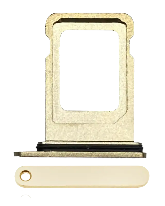 Tiroir SIM pour Apple iPhone 12 Pro / 12 Pro Max / 13 Pro / 13 Pro Max (or)