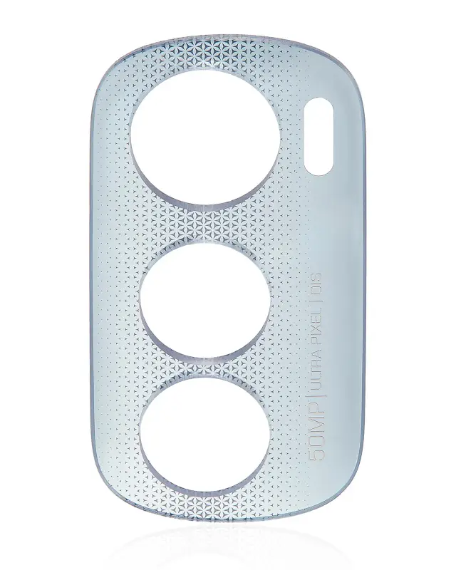 Support de lentille de caméra arrière pour Motorola Edge 30 (XT2203 / 2022) (Supermoon Silver)