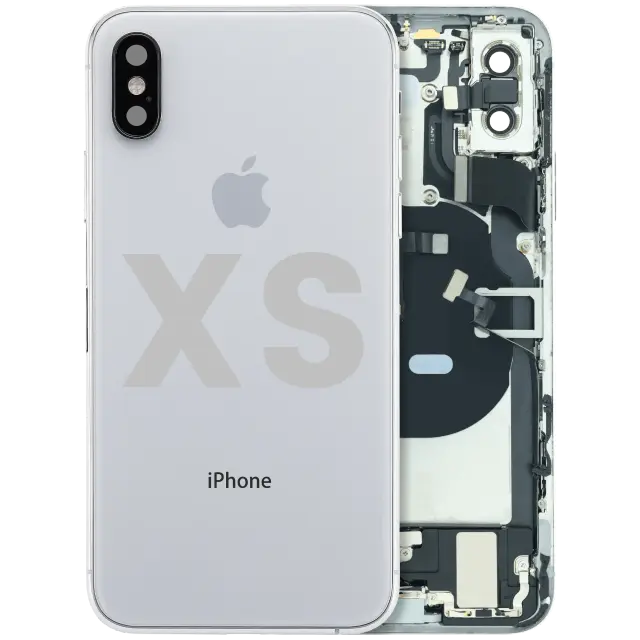 Châssis pour Apple iPhone XS (origine d'occasion — grade A, argent)
